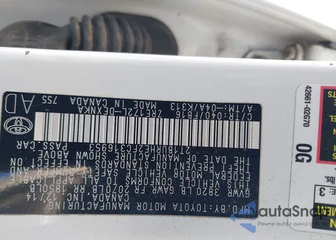 2015 Toyota Corolla Le z USA, uszkodzony, nr VIN 2T1BURHE2FC316953